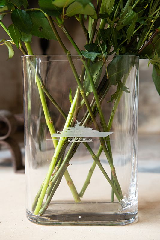 Small Cylinder Clear Vase