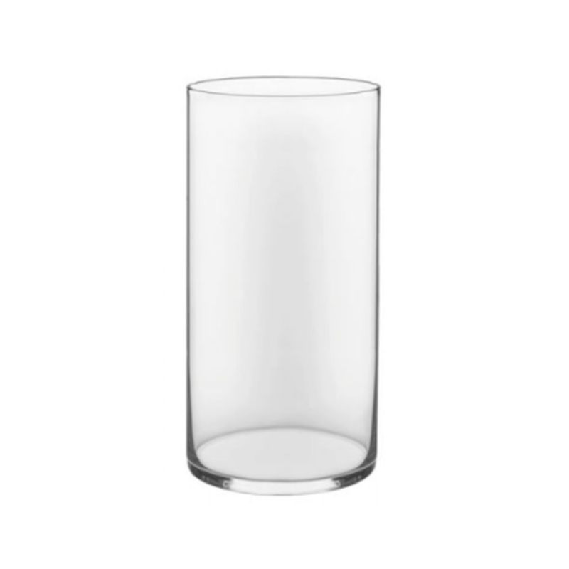 Large Cylinder Clear Vase