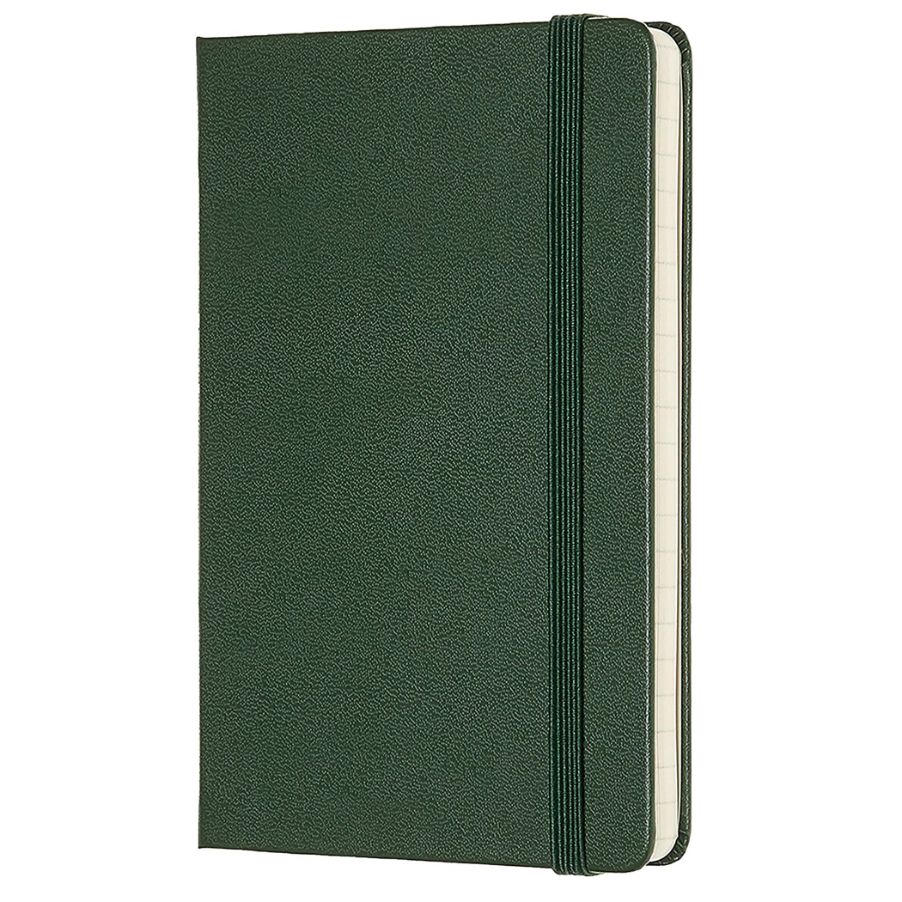 Moleskine Notebook, Extra Large, Ruled, Myrtle Green, Hard Cover (7.5 x 9.75)