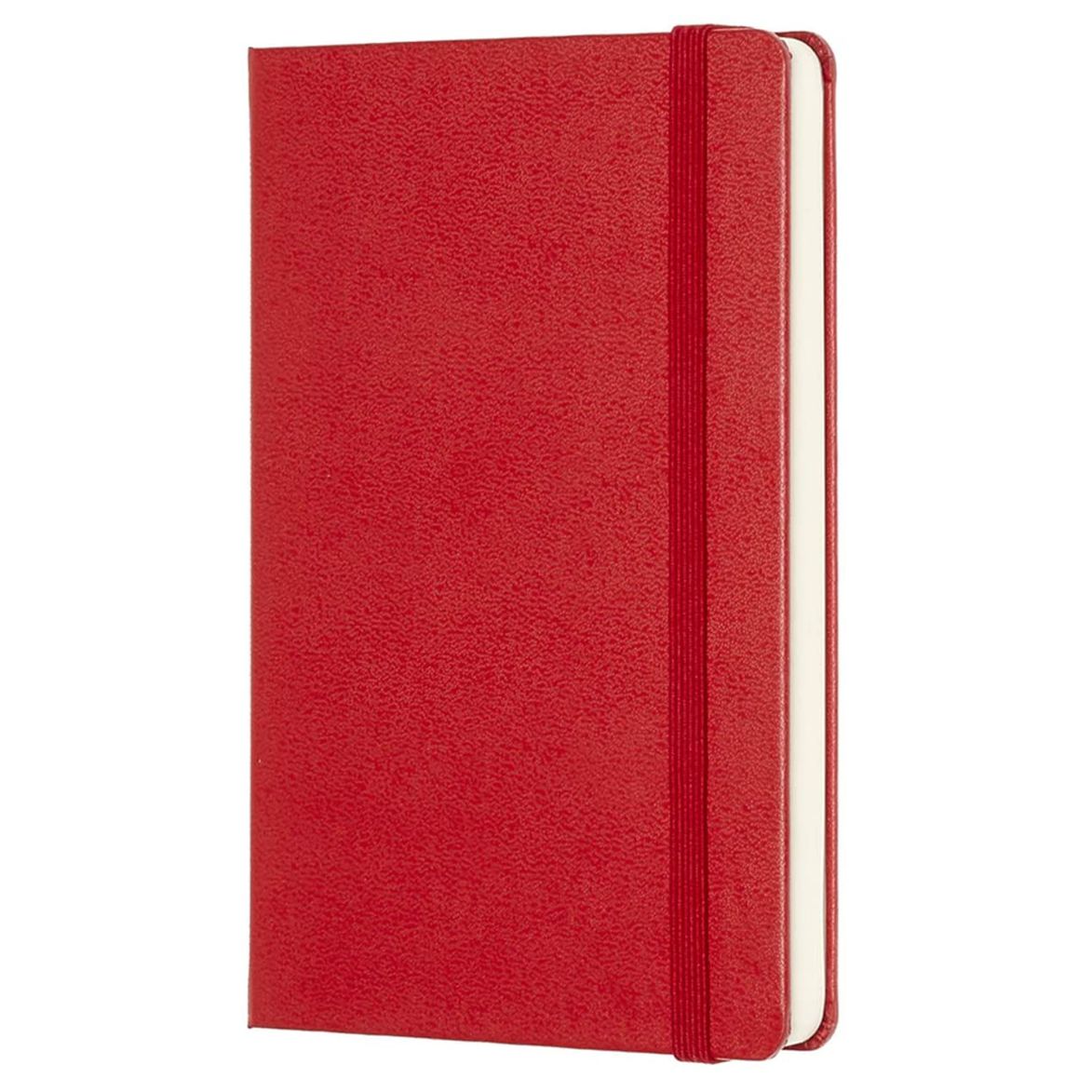 Moleskine Classic Notebook, Large, Plain, Red, Hard Cover (5 x 8.25)