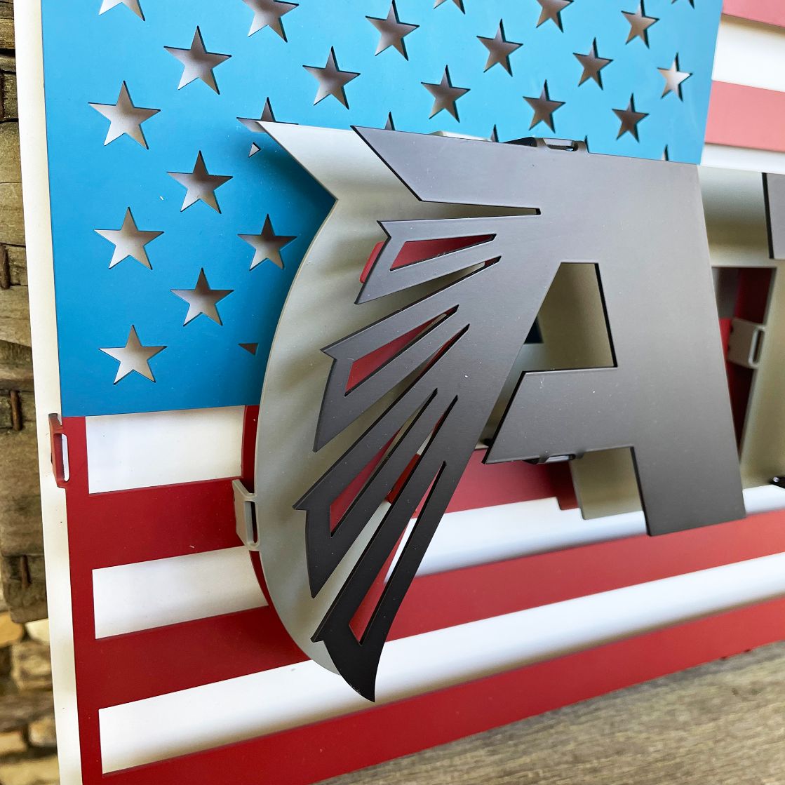 2022 Atlanta Falcons Metal Flags