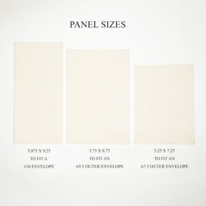 Invitations Panel Sizes