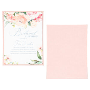 Linen Invitation Panel