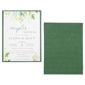 Linen Invitation Panel