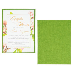 Linen Invitation Panel