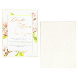 Linen Invitation Panel