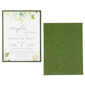 Linen Invitation Panel