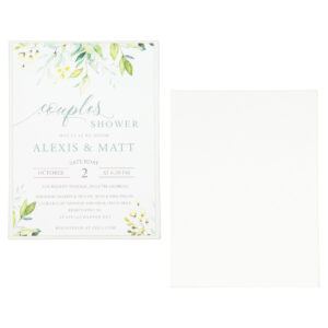 Linen Invitation Panel