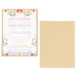 Linen Invitation Panel