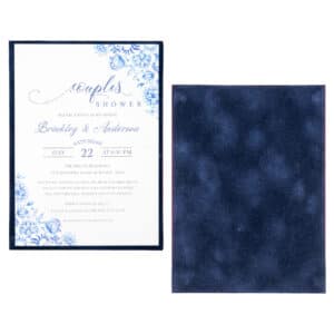 Suede Invitation Panel